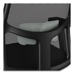 Ignition 2.0 4-Way Stretch Mid-Back Mesh Task Chair, Gray Adjustable Lumbar Support, Black