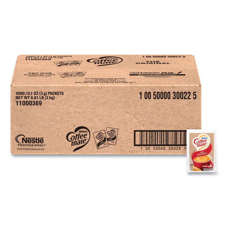 Powdered Creamer Packets, Original, 0.1 oz Packet, 1,000/Carton