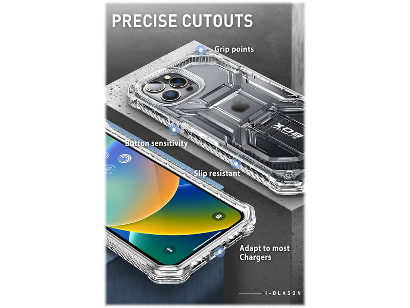 i-Blason Armorbox Frost Rugged Case for iPhone 14 Pro Max (iPhone2022Pro-6.7-Armorbox-SP-Frost)
