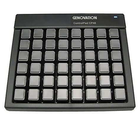 Genovation Controlpad Wired Keyboard, Black (CP48-USBHID)