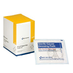First Aid Only 4" Sterile 8-Ply Pads, 50/Box (J213)