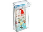 Azar Brochure Holder, 5.25" x 10", Vertical, Desktop/Wall, Clear, Acrylic, 2/Pack (252962)