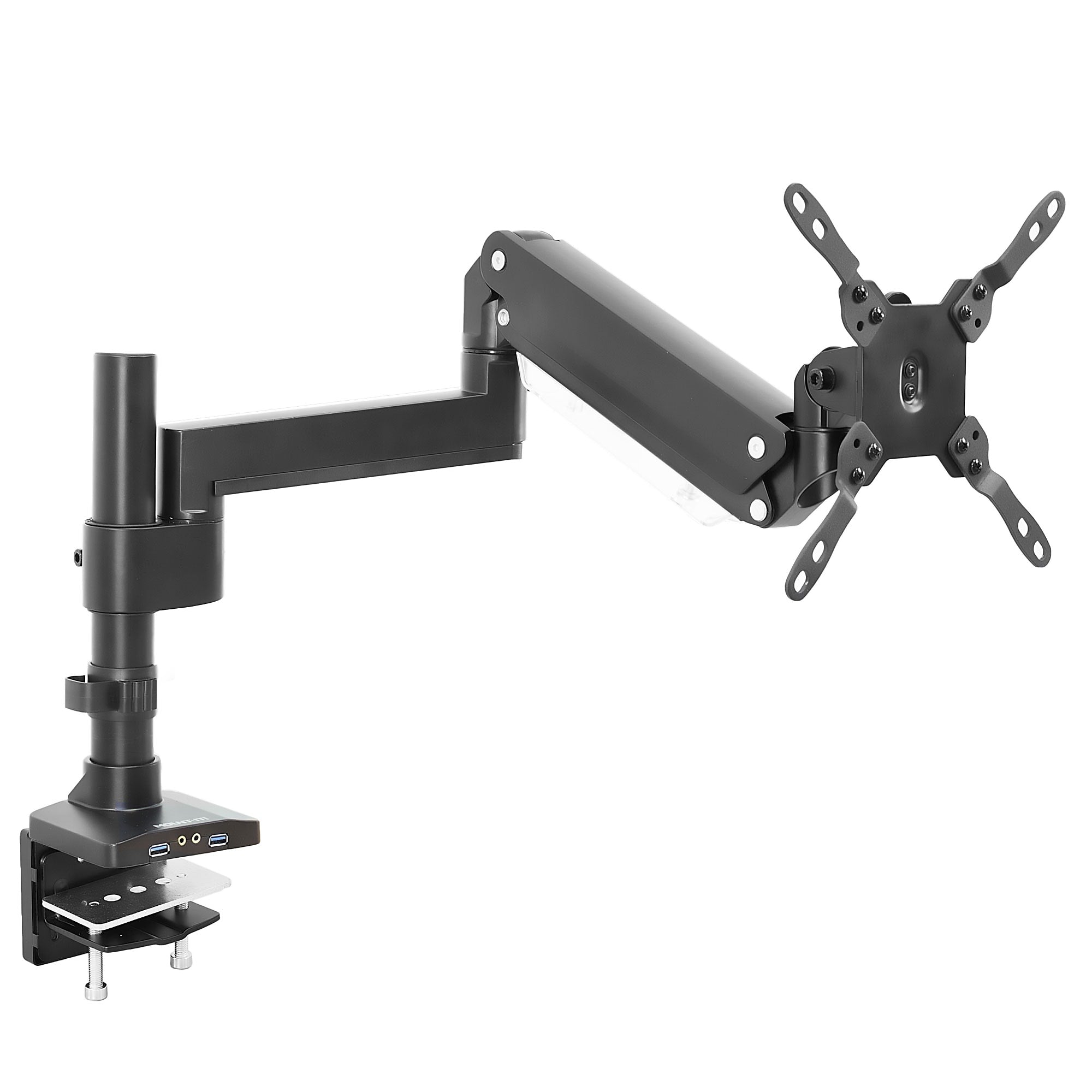 Mount-lt! Adjustable Monitor Mount, Up to 35", Black (MI-4771)