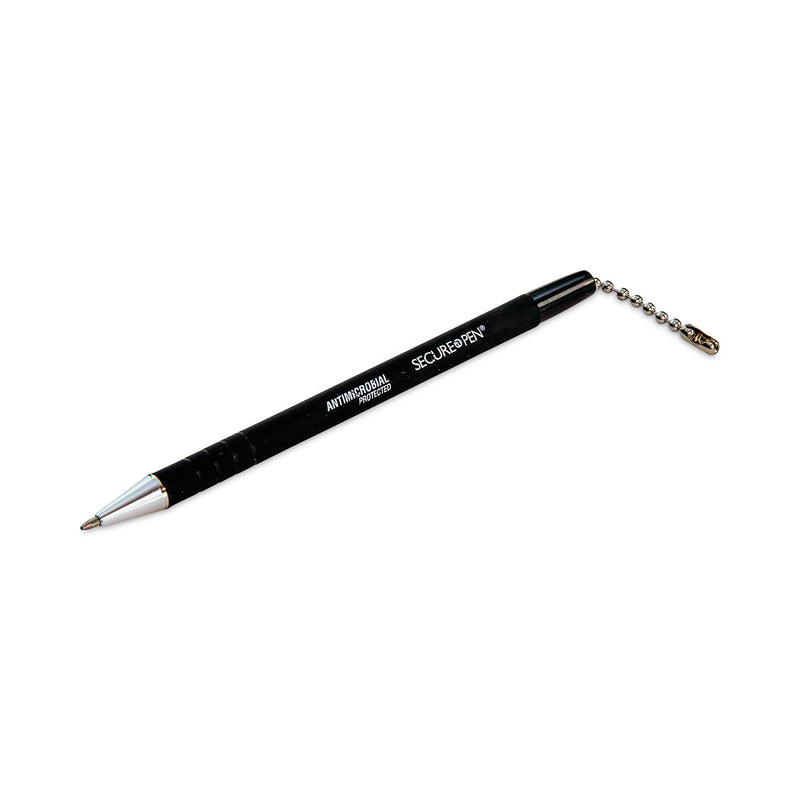 CONTROLTEK® Replacement Counter Chain Ballpoint Counter Pen, Medium, 1 mm, Black Ink, Black