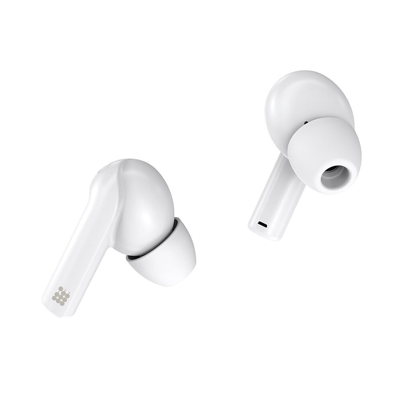 Cubitt Gen 2 Wireless Active Noise Canceling Earbuds, Bluetooth, White (CTEG2-7)