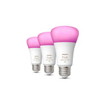 Philips Hue 60W Equivalent E26 LED Smart Bulb, White And Color Ambiance, 3/Pack (562785)