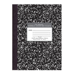 Roaring Spring Paper Products Signature Composition Notebooks, 7.88" x 10.25", 80 Sheets, Black, 24/Case (77479CS)