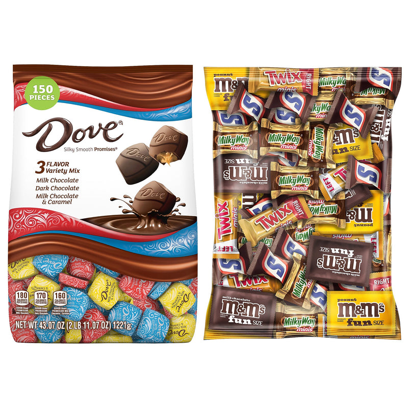 Dove Promises Variety & Mar's Chocolate Favorites, 2/Bundle (600-04056)