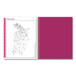 Mahalo Academic Year Create-Your-Own Cover Weekly/Monthly Planner, Floral Artwork, 11 x 8.5, 12-Month (July-June): 2025-2026