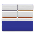 On The Go Packs Facial Tissues, 3-Ply, White, 10 Sheets/pouch, 8 Pouches/pack
