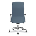 Cofi Executive High Back Chair, Supports up to 300 lb, Nimbus Seat, Nimbus Back, Polished Aluminum Base