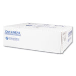 High-Density Commercial Can Liners, 56 gal, 22 mic, 43" x 48", Black, Interleaved Roll, 25 Bags/Roll, 6 Rolls/Carton
