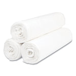 High-Density Commercial Can Liner Value Pack, 30 gal, 9 mic, 30" x 36", Natural, Interleaved Roll, 25 Bags/Roll, 20 Rolls/CT