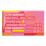 Disinfecting Wipes, 1-Ply, 7 x 7.25, Mango and Hibiscus, White, 80 Wipes/Canister