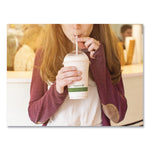 96-Series Cold Cup, 16 oz, Plastic, Clear/Green, 1,000/Carton