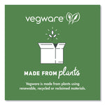 96 Series Cold Cup Lids, Fits Vegware 96-Series Cold Cups, Plastic, Clear, 1,000/Carton