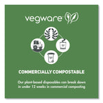 Portion Pot Lids, Fits Vegware 2 oz to 4 oz Portion Pots, Plastic, Clear, 2,000/Carton