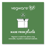 115-Series Flat Hot Lids, Compostable, For Use With 115-Series Soup Containers, White, Plastic, 500/Carton