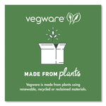 Molded Fiber Tableware, Compostable, Bowl, Sugarcane, 12 oz, White, 1,000/Carton