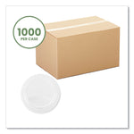 89 Series Hot Cup Lids, Fits Vegware 89-Series Hot Cups, Plastic, White, 1,000/Carton