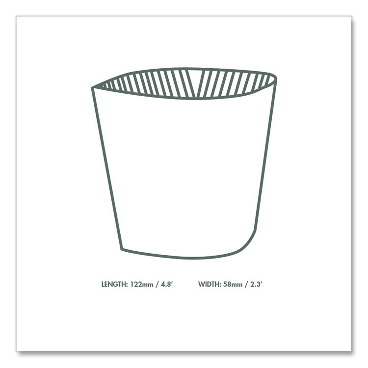 Kraft Hot Cup Sleeves, Compostable, Fits Vegware 89-Series Hot Cups, Kraft, 1,000/Carton