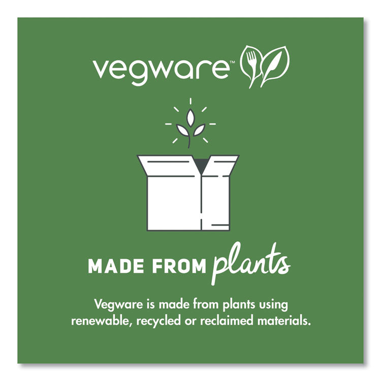 Portion Pot Lids, Fits Vegware 2 oz to 4 oz Portion Pots, Plastic, Clear, 2,000/Carton