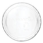 Portion Pot Lids, Fits Vegware 2 oz to 4 oz Portion Pots, Plastic, Clear, 2,000/Carton