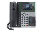 Poly Edge E450 VOIP Phone, Silver/Black (82M90AA)