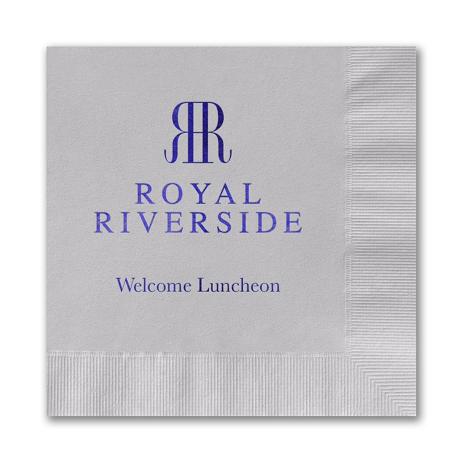 Silver Luncheon Napkin - Foil Imprint, 100/BX