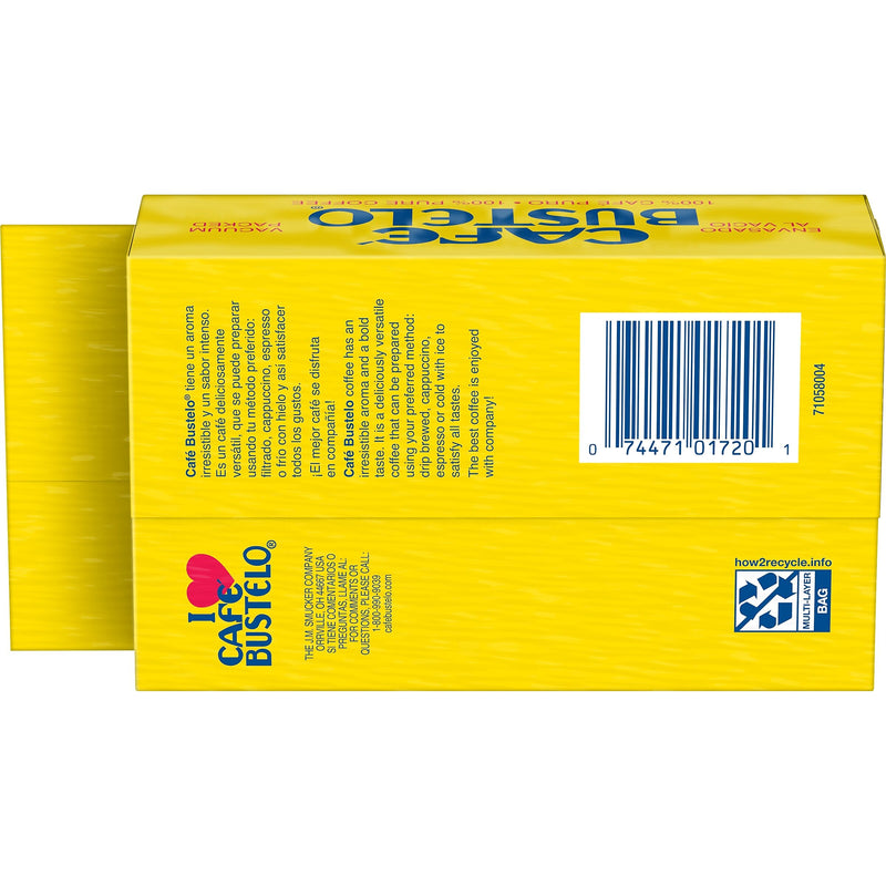 Café Bustelo Espresso Ground Coffee, Dark Roast, 10 oz., Each (BUS1720)