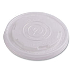 World Art PLA-Laminated Soup Container Lids, Fits 8 oz, Translucent, Plastic, 50/Pack, 20 Packs/Carton