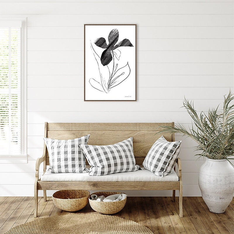 Amanti Art Paradise Plants II by Danhui Nai Framed Canvas Wall Art Print, 23" x 33" (A42678302726)