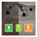 SuperGrip Chair Mat, Rectangular, 36 x 48, Clear, 42/Pallet