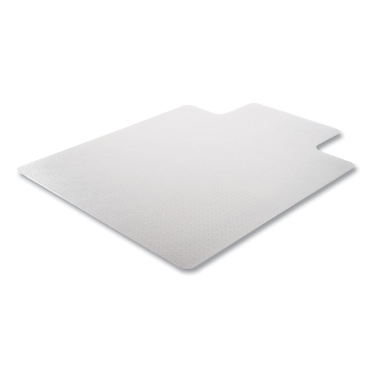 DuraMat Moderate Use Chair Mat for Low Pile Carpeting, Lipped, 36 x 48, Clear, 50/Pallet