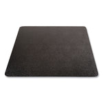 EconoMat Carpet Chair Mat, Rectangular, 36 x 48, Black