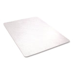 EconoMat Antimicrobial Chair Mat, Rectangular, 45 x 63, Clear