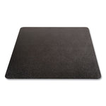 EconoMat Carpet Chair Mat, Rectangular, 45 x 53, Black