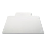 DuraMat Moderate Use Chair Mat for Low Pile Carpeting, Lipped, 45 x 53, Clear, 25/Pallet