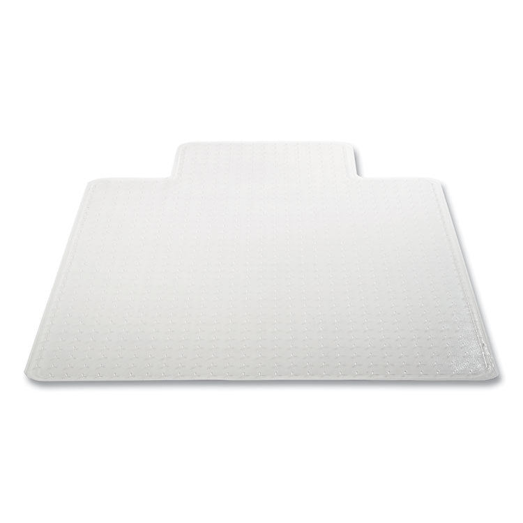 DuraMat Moderate Use Chair Mat for Low Pile Carpeting, Lipped, 45 x 53, Clear, 25/Pallet