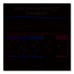 EconoMat Hard Floor Chair Mat, Lipped, 36 x 48, Black