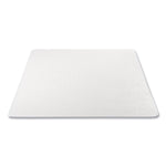 DuraMat Moderate Use Chair Mat for Low Pile Carpeting, Rectangular, 46 x 60, Clear, 50/Pallet