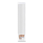 Breeze Hot/Cold Insulated Foam Drinking Cups, 12 oz, Brown/White/Blue, 1,000/Carton