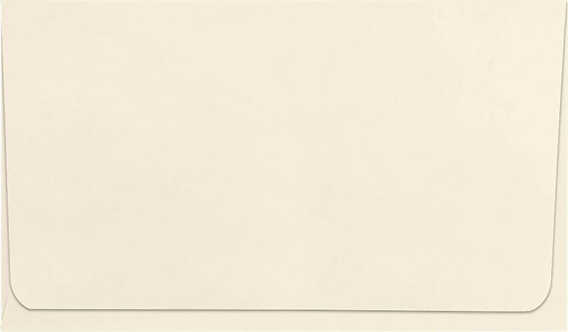 JAM Paper #6 1/4 Booklet Envelope 2 5/16" x 3 5/8", Cream, 50/Pack (R249-50)