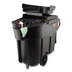 Mega BRUTE Mobile Container Lid, 30 x 49.5, Black
