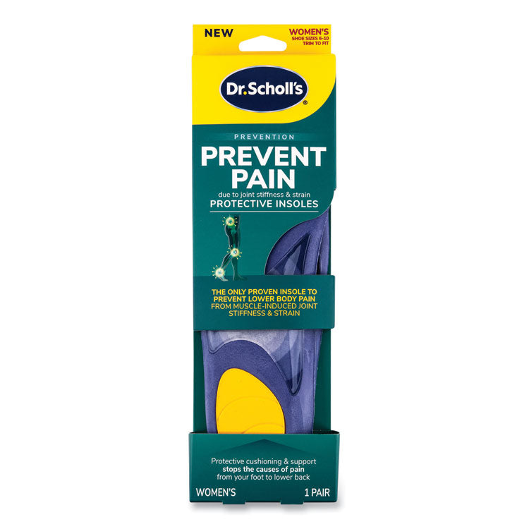 Prevent Pain Protective Insoles for Women, Women's Size 6 to 10, Purple