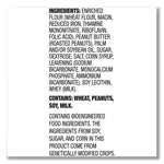 Toasty Crackers, Peanut Butter, 1.25 oz Packet, 24/Box