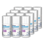 Metered Air Freshener Refill, Powder Mist Scent, 7 oz Aerosol Spray, 12/Carton