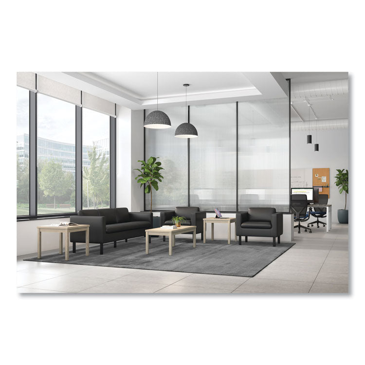 80000 Series Laminate Occasional Corner Table, 24d x 24w x 20h, Kingswood Walnut