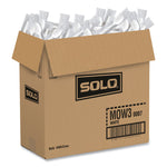 Regal Mediumweight Cutlery, Individually Wrapped, Spoon, Plastic, White, 1,000/Carton