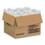 Regal Mediumweight Cutlery Kit, Individually Wrapped, Fork/Knife/Napkin/Spoon, Plastic, White, 250/Carton